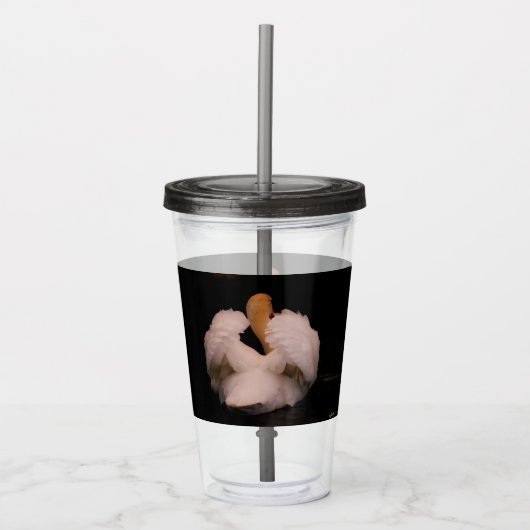 Maui Swan Acryltumbler Acryl Drinkbeker (Voorkant)