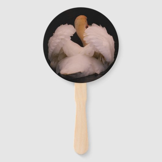 Maui Swan Hand Fan Set Handwaaier (Achterkant)