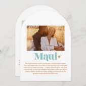 Maui-tabelnummer Kaart (Voorkant / Achterkant)