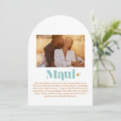 Maui-tabelnummer Kaart (Staand voorkant)