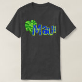 Maui Taro Plant verlaat Hawaii Thirt T-shirt (Design voorkant)