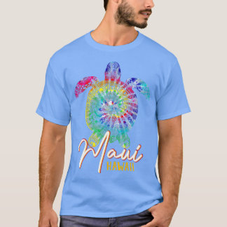 Maui Tie Dye Zee Turtle Hawaii Matching Family Vac T-shirt