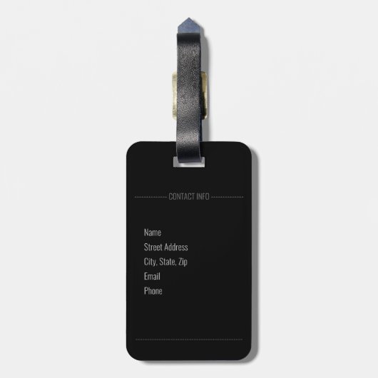 Maui Towns Bagagelabel (Achterkant verticaal)