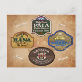 Maui Towns Briefkaart (Voorkant)