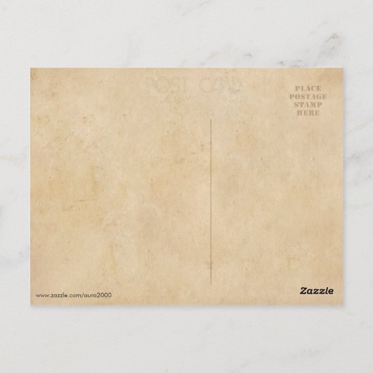 Maui Towns Briefkaart (Achterkant)