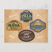 Maui Towns Briefkaart (Voorkant)