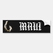 MAUI - Tribal Hook Bumpersticker (Voorkant)