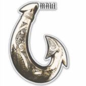 Maui Tribal Hook Sticker (Voorkant)