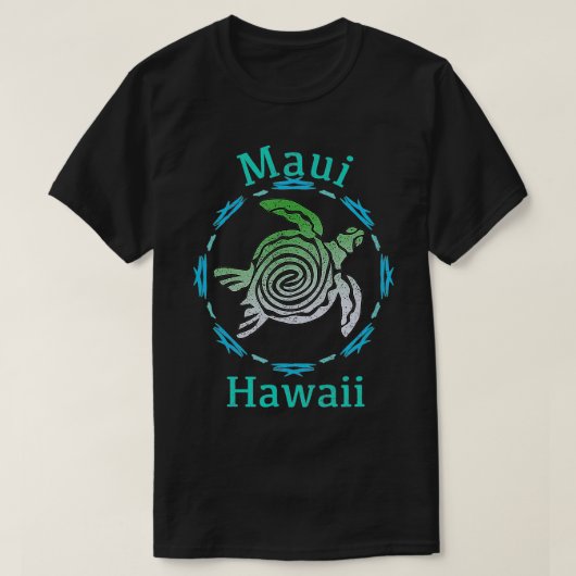 Maui Tribal Turtle Gift T-shirt (Design voorkant)