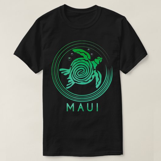 Maui Tribal Turtle T-shirt (Design voorkant)
