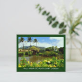 Maui Tropical Plantation Gardens Lagoon Briefkaart (Staand voorkant)