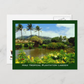 Maui Tropical Plantation Gardens Lagoon Briefkaart (Voorkant / Achterkant)