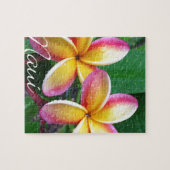 Maui Tropical Plumeria Flowers Legpuzzel (Horizontaal)