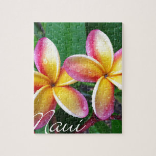 Maui Tropical Plumeria Flowers Legpuzzel
