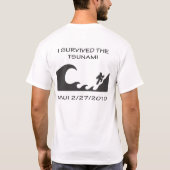 Maui Tsunami 2010 T-shirt (Achterkant)