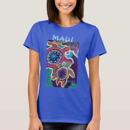 Maui Turtle T-shirt (Voorkant)