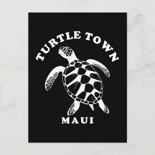 Maui Turtle Town Briefkaart (Voorkant)