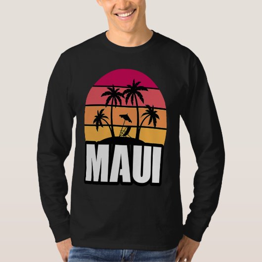 Maui Vacation Beach Souvenir T-shirt (Voorkant)