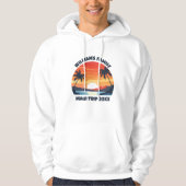 Maui Vakantie Cool Sunrise Palmbomen Custom Hoodie (Voorkant)