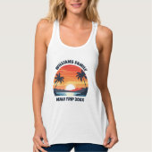 Maui Vakantie Sunrise Palmbomen Custom Vrouwen Tanktop (Voorkant)