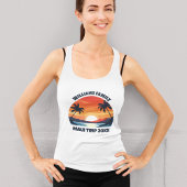 Maui Vakantie Sunrise Palmbomen Custom Vrouwen Tanktop