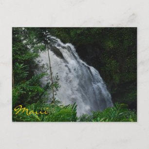 Maui Waterfall Briefkaart