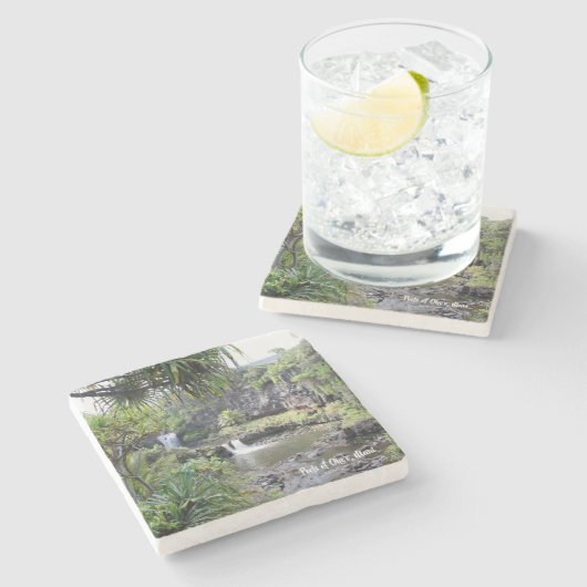 Maui Waterfall Onderzetter (Zijkant)