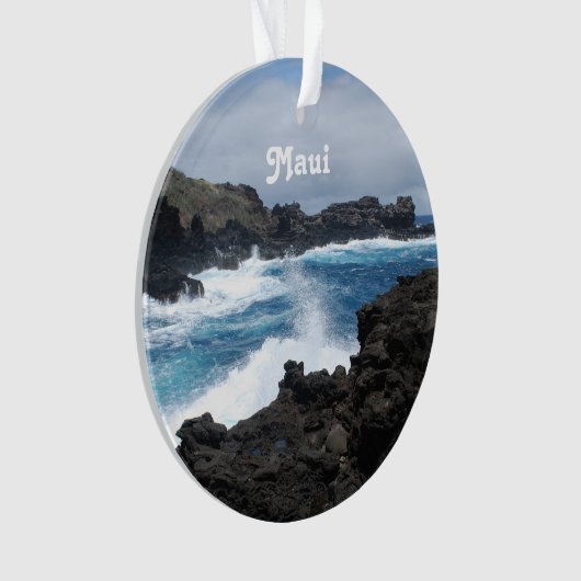 Maui Waves Crashing Ornament (voorkant)