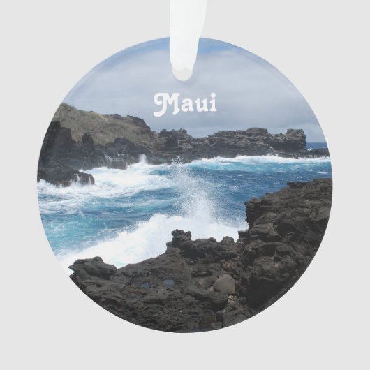 Maui Waves Crashing Ornament (voorkant)