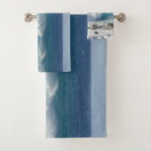 "Maui Waves" — Natuur fotografie Bad Handdoek (Insitu)