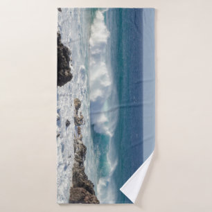 "Maui Waves" — Natuur fotografie Bad Handdoek
