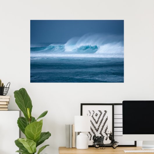 Maui Waves Poster (Thuiskantoor)