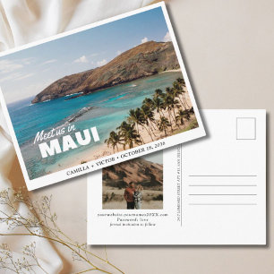 Maui Wedding Beach Save the Date Briefkaart
