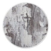 Maui Whitewash-out hout van eikenhout Keramische Knop (Voorkant)