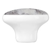 Maui Whitewash-out hout van eikenhout Keramische Knop (Zijkant)