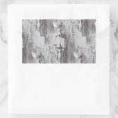 Maui Whitewash-out hout van eikenhout Rechthoekige Sticker (Tas)