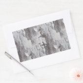 Maui Whitewash-out hout van eikenhout Rechthoekige Sticker (Envelop)