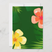 Maui'd krijgen | Tropisch eiland Beach Luau Kaart (Achterkant)