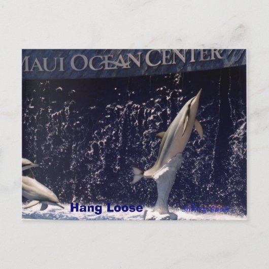 Mauii Ocean Hang Loose Briefkaart (Voorkant)