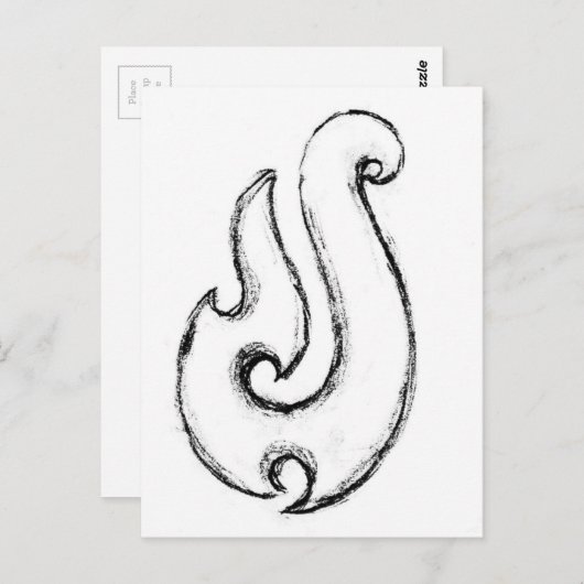 Mauis-haak Briefkaart (Voorkant / Achterkant)