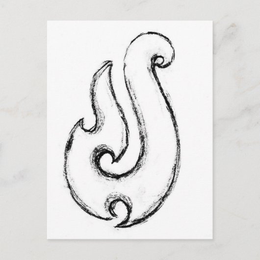 Mauis-haak Briefkaart (Voorkant)