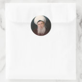 Maulana Sheikh Shaykh Sayyid Nazim al-Haqqani Ronde Sticker (Tas)