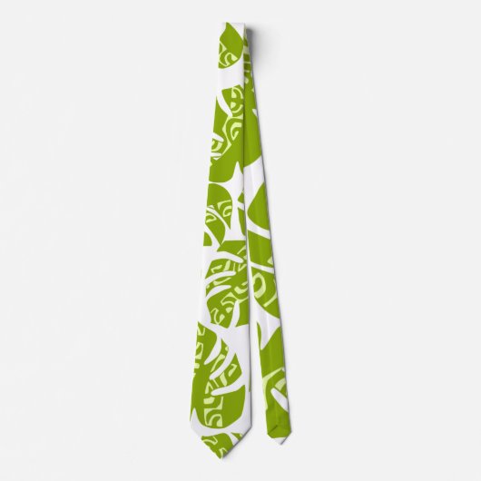 MAULI (groen) Stropdas (Voorkant)