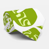 MAULI (groen) Stropdas (Opgerold)