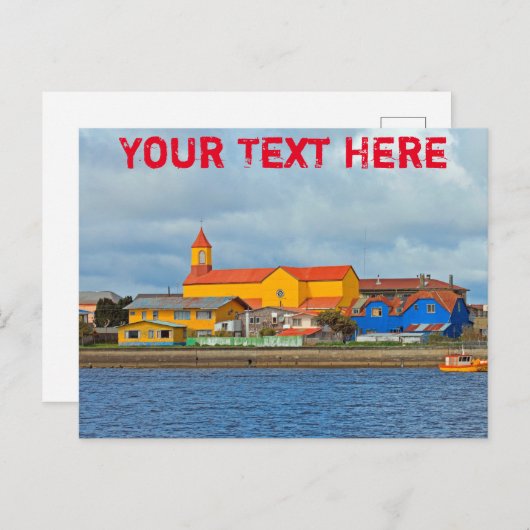 Maullin, Chili aanpasbaar Briefkaart (Voorkant / Achterkant)