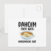 Maultaschen Briefkaart (Voorkant / Achterkant)