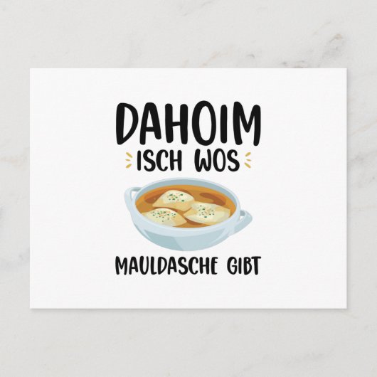 Maultaschen Briefkaart (Voorkant)