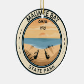 Maumee Bay State Park Ohio  Keramisch Ornament (Rechts)