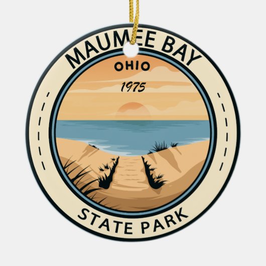 Maumee Bay State Park Ohio  Keramisch Ornament (Voorkant)