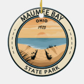 Maumee Bay State Park Ohio  Keramisch Ornament (Achterkant)